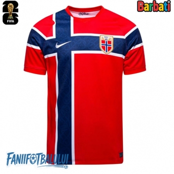 Norvegia Tricou Fotbal Replică Mondial 2026 Barbati Acasa